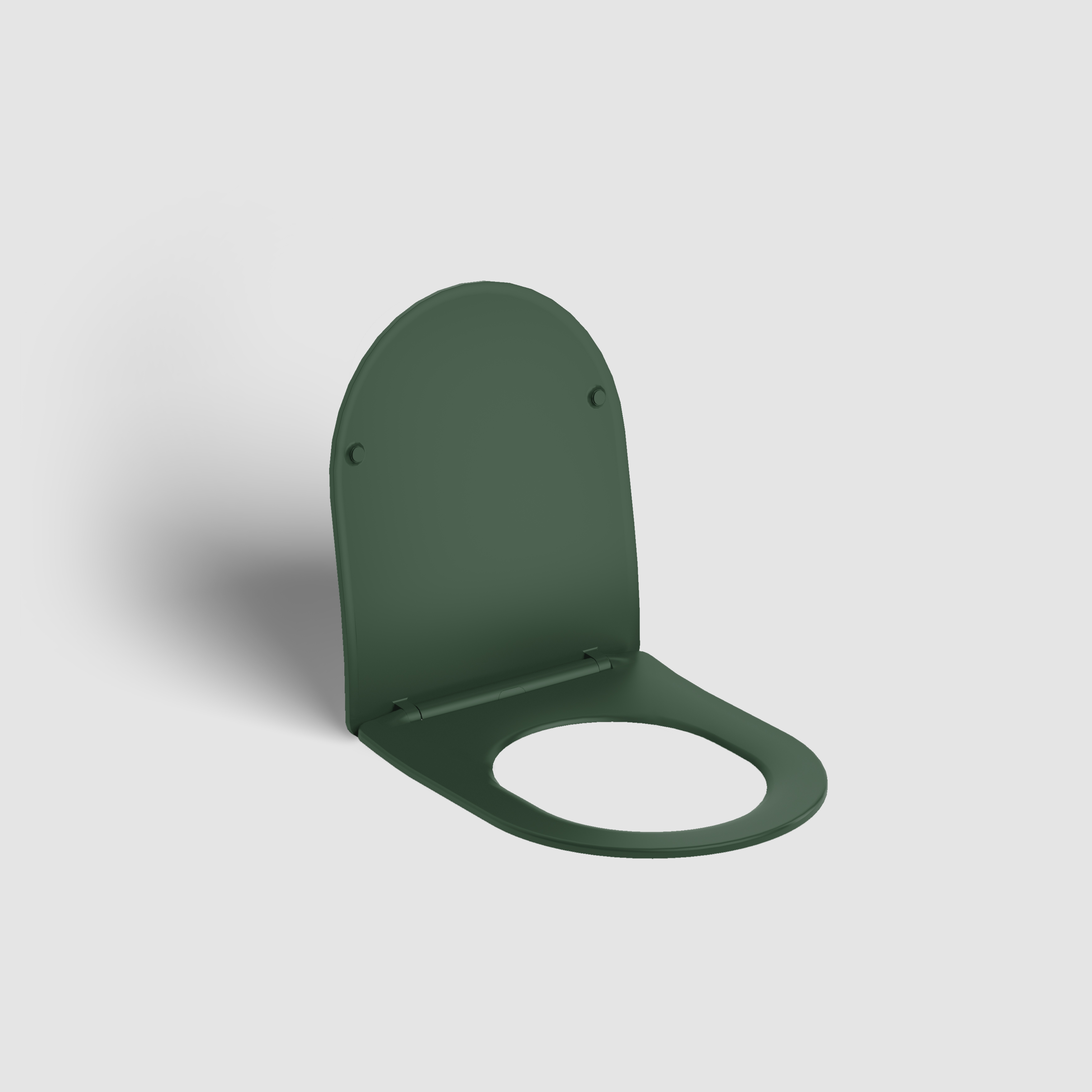 Clou InBe 3 toiletzititng met deksel mat pijnboom groen